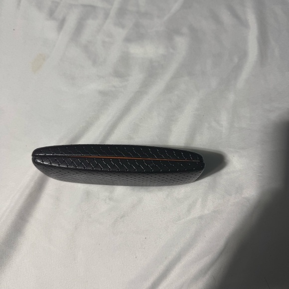 Cole Haan Glasses Sunglasses Case Hard Shell Brown Orange Velvet Interior - Picture 5 of 7